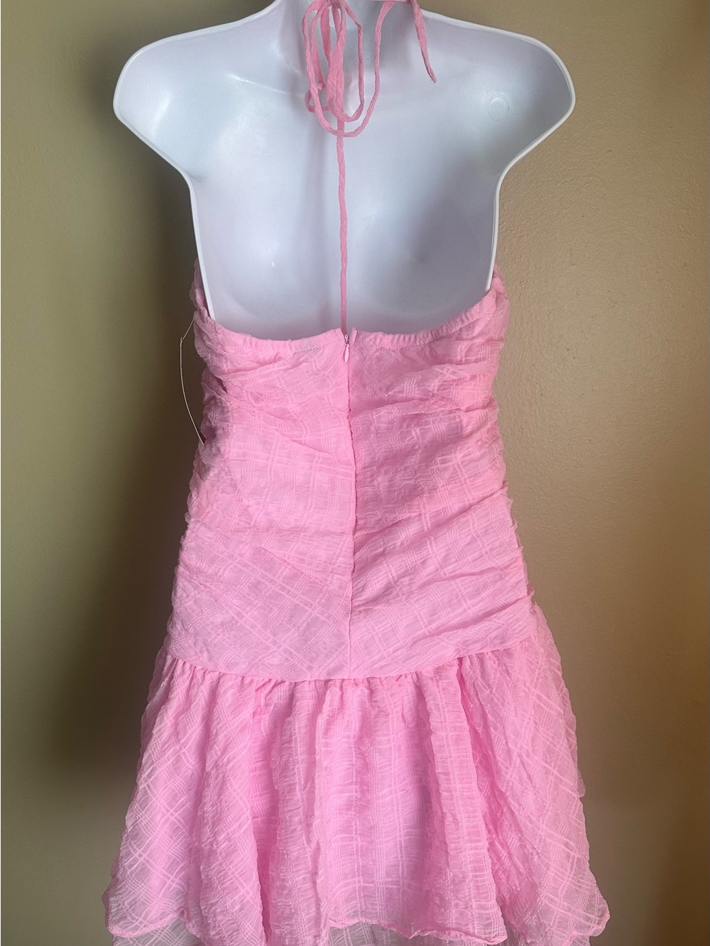 NWT Pink Ruffle Dress - Picture 2 of 5